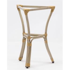 Base de mesa acapulco, aluminio, 3 pies, acabado bambú beige - Imagen 1