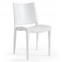 4 Sillas beybe, apilable,  polipropileno blanco* - 4 unidades - Imagen 1