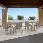4 Sillas beybe, apilable,  polipropileno beige - 4 unidades - Imagen 2