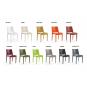 4 Sillas beybe, apilable,  polipropileno beige - 4 unidades - Imagen 3