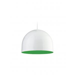 Lámpara tania, colgante, metal, blanco-verde - Imagen 1