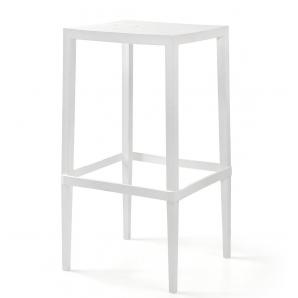 Mesa chopin-103, apilable, polipropileno blanco, 56 x 56 x 103 cms - Imagen 2