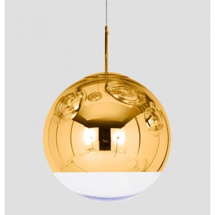 Lámpara karim, colgante, cristal, dorado - transparente, 40 cms de diámetro - Imagen 1