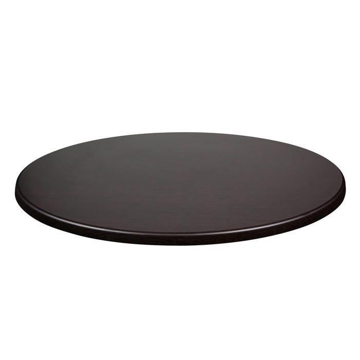 2 Tableros de mesa werzalit-sm, wengué 103, 70 cms de diámetro*. - 2 unidades - Imagen 1