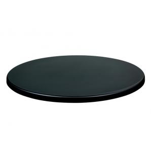 2 Tableros de mesa werzalit-sm, negro 55, 70 cms de diámetro*. - 2 unidades - Imagen 1