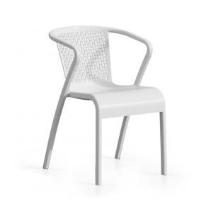 30 Sillones tui, apilable,  polipropileno blanco* - 30 unidades - Imagen 1