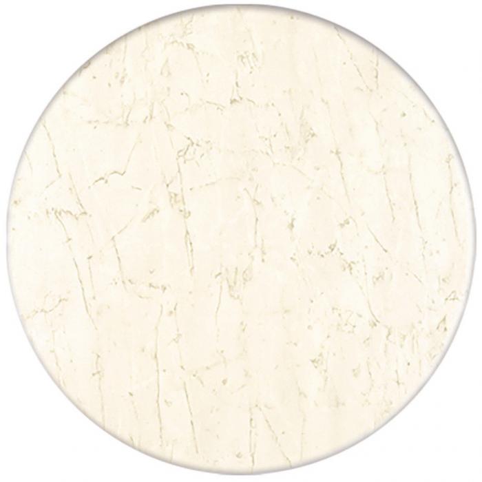 2 Tableros de mesa werzalit-sm, marmor bianco, 70 cms de diámetro*. - 2 unidades - Imagen 1