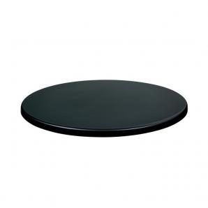 2 Tableros de mesa werzalit-sm, negro 55, 80 cms de diámetro*. - 2 unidades - Imagen 1