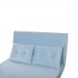 Sofá cama vilna, 2 plazas, tejido velvet azul claro - Imagen 4