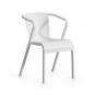 4 Sillones lugo, apilable,  polipropileno antracita* - 4 unidades - Imagen 1