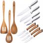 Pack de 2 set de cuchillos de cocina + set de utensilios de cocina - Imagen 1