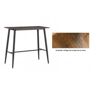 Mesa nitra, alta, metal, tapa dm 6064 vintage, 120 x 60 cms - Imagen 1