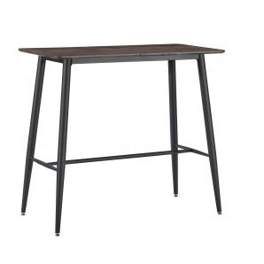 Mesa nitra, alta, metal, tapa dm 6064 vintage, 120 x 60 cms - Imagen 2
