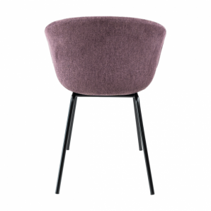 2 Sillones kiel, metal, tapizado tejido rosa fuerte - 2 unidades - Imagen 2