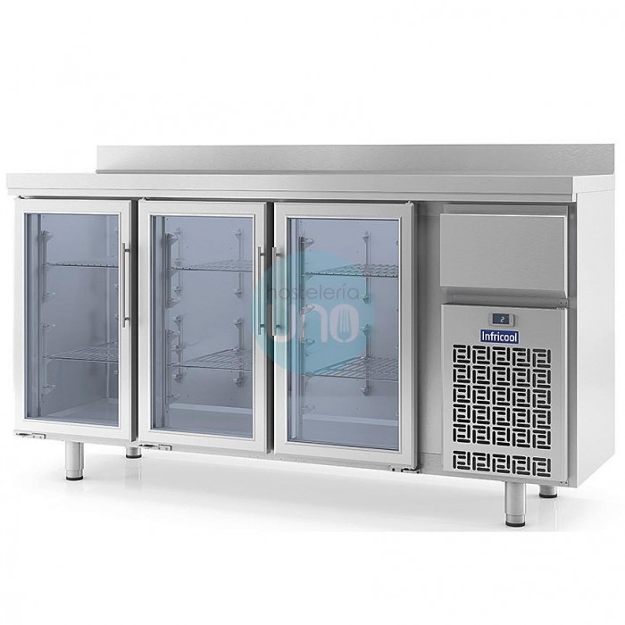 Frente Mostrador Refrigerado 2 Metros Ancho, 3 Puertas INFRICO IF603PCR