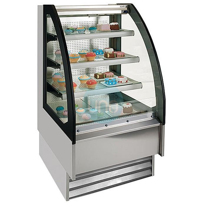 Vitrina Mural Autoservicio, 548 Litros, Pastelería, Autoservicio, Cristal Curvo ONIX INFRICO VON18SS