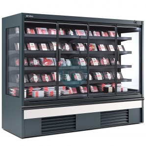 Vitrina Mural Refrigerada Carnes y Embutidos, 2 Metros Ancho, 3 Puertas Cristal, INFRICO MS18DCPM2