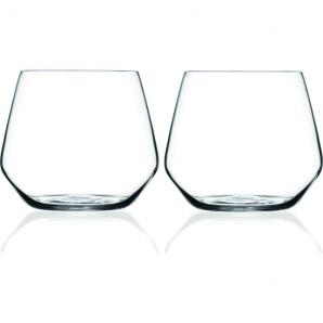 Set 2 vasos de agua 38 cl de cristal bergner colección barware - Imagen 1