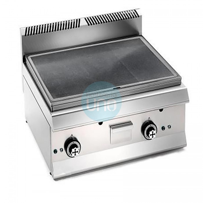 Fry Top Eléctrico Fondo 65 cm 2 quemadores placa lisa 6UFTE70MLB Fry Top Eléctrico Fondo 65 cm 2 quemadores placa lisa 6UFTE70MLB