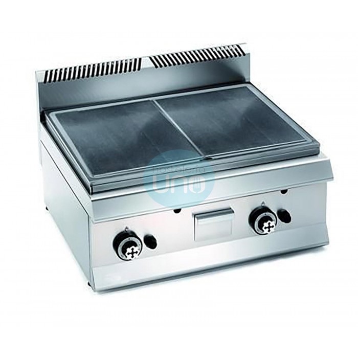 Fry Top Eléctrico Cromo duro Fondo 65 cm 2 quemadores 6UFTE70MLBC Fry Top Eléctrico Cromo duro Fondo 65 cm 2 quemadores 6UFTE70MLBC