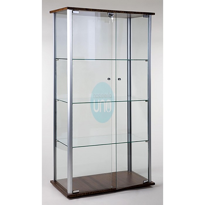 Vitrina Neutra Expositora Vertical 3 Estantes y Puertas Abatibles 80 x 40 x 150 cm EXPO-1 Vitrina Neutra Expositora Vertical 3 Estantes y Puertas Abatibles 80 x 40 x 150 cm EXPO-1
