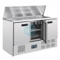 Refrigerador Mostrador 1,3 Metros Ancho, 3 Puertas, 368 Litros, Cubetas Gastronorm Polar