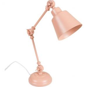 Lampara flexo de mesa de metal rosa - Imagen 1