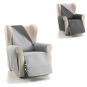 Rubi cubre sofa bicolor reversible 1 plaza perla/gris - Imagen 3