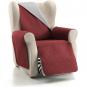 Rubi cubre sofa bicolor reversible 1 plaza rojo/perla - Imagen 2