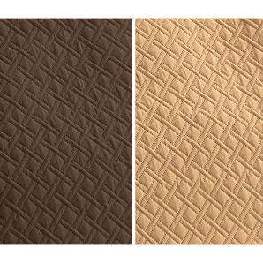 Rubi cubre sofa bicolor reversible 2 plazas beige/marron - Imagen 4