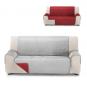Rubi cubre sofa bicolor reversible 2 plazas rojo/perla - Imagen 3