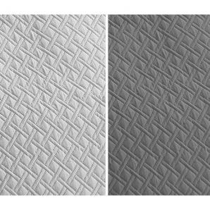 Rubi cubre sofa bicolor reversible 3 plazas perla/gris - Imagen 4