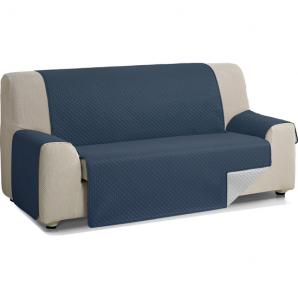 Rombo cubre sofa reversible acolchado 4 plazas gris/azul - Imagen 2