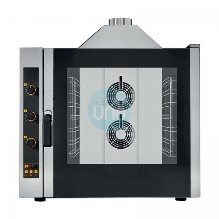 Horno de Gas por convección con VAPOR, 7 bandejas GN1/1 Horno de Gas por convección con VAPOR, 7 bandejas GN1/1