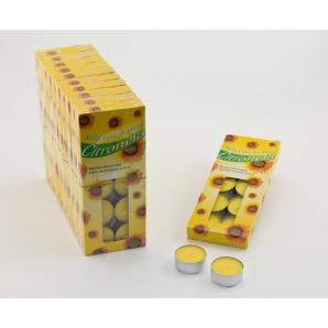 Velas tealights citronela pack 10 - Imagen 1