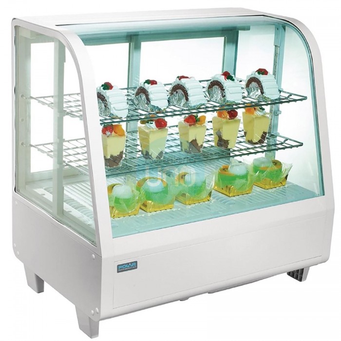 Unidad de vending refrigerada sobre mostrador blanca 100 Litros 3 Alturas Polar CC666 Unidad de vending refrigerada sobre mostrador blanca 100 Litros 3 Alturas Polar CC666