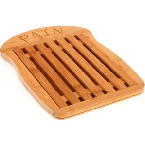 Tablero para rebanadas de pan en bambú| l. 34 x d. 26 x h. 2 cm - Imagen 1