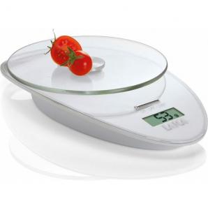 Balanza electrónica de cocina color blanco 3 kg - Imagen 1