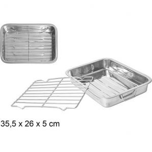 6 Bandejas horno con grill 35cm - 6 unidades - Imagen 1