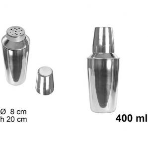 6 Cockteleras metal 400ml - 6 unidades - Imagen 1