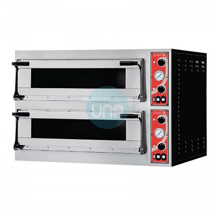 Horno de pizza eléctrico 2 cámaras, 4 pizzas por cada cámara de 35(Ø)cm Gastro M Horno de pizza eléctrico 2 cámaras, 4 pizzas por cada cámara de 35(Ø)cm Gastro M