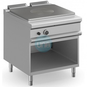 Cocina de Plancha Radiante a Gas 80 cm con Mueble, Fondo 90 cm MBM MTPG98A