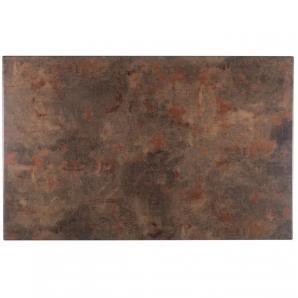 2 Tableros de mesa werzalit-sm, marrón óxido 223, 110 x 70 cms - 2 unidades - Imagen 1