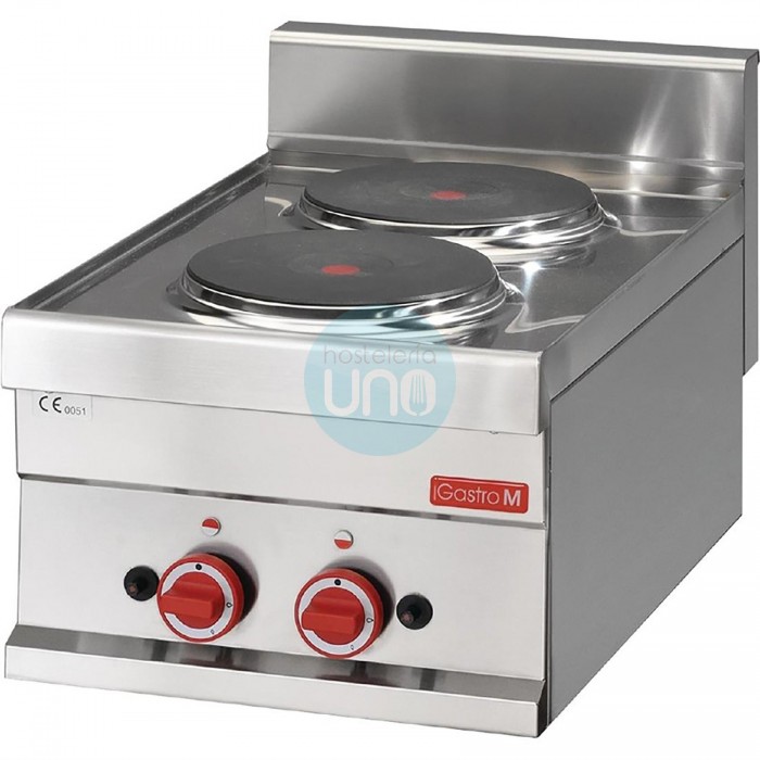 Cocina Eléctrica con 2 placas de 22 cm de diámetro, 230V Trisáfica 50/60 Hz - Gastro M 60/30PCE Cocina Eléctrica con 2 placas de 22 cm de diámetro, 230V Trisáfica 50/60 Hz - Gastro M 60/30PCE