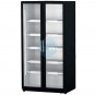 Armario Expositor Refrigerado 800 Litros, 2 Puertas Batientes de Vidrio RV800