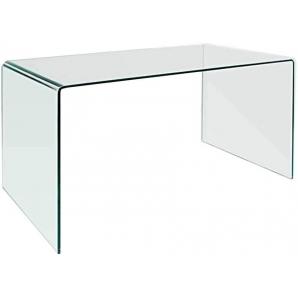 Mesa concord new, cristal curvado, 150 x 80 cms
