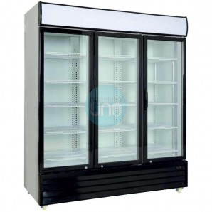 Armario Expositor Refrigerado 1600 litros, 3 Puertas Batientes de Vidrio, 1,7 metros Ancho x 2 metros Alto CST1600