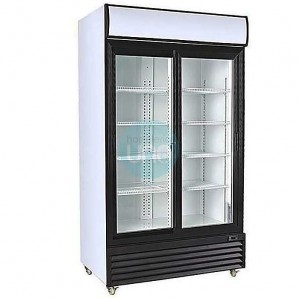 Armario Expositor Refrigerado 1000 litros, 2 Puertas Correderas de Vidrio CSD1000S