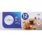 Set 6 tazas con plato 18cl  ambar lys