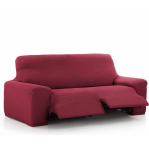 Maxifundas - funda de sofá relax 3 plazas 2 pies vega rojo